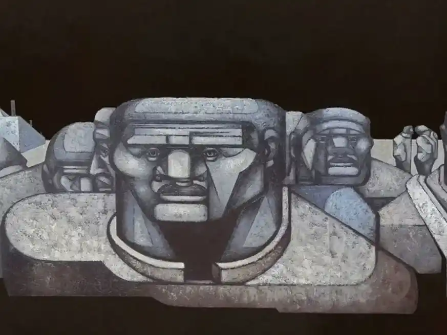 "Los que esperan" de Ricardo Carpani. Foto: Museo Ralli Marbella