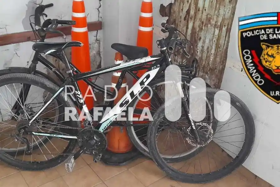 Efectivos policiales lograron recuperar una bicicleta