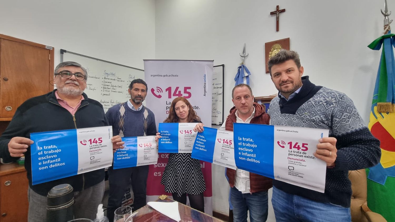 Exaltación de la Cruz: Intendente Nanni firmó convenio contra la trata de personas