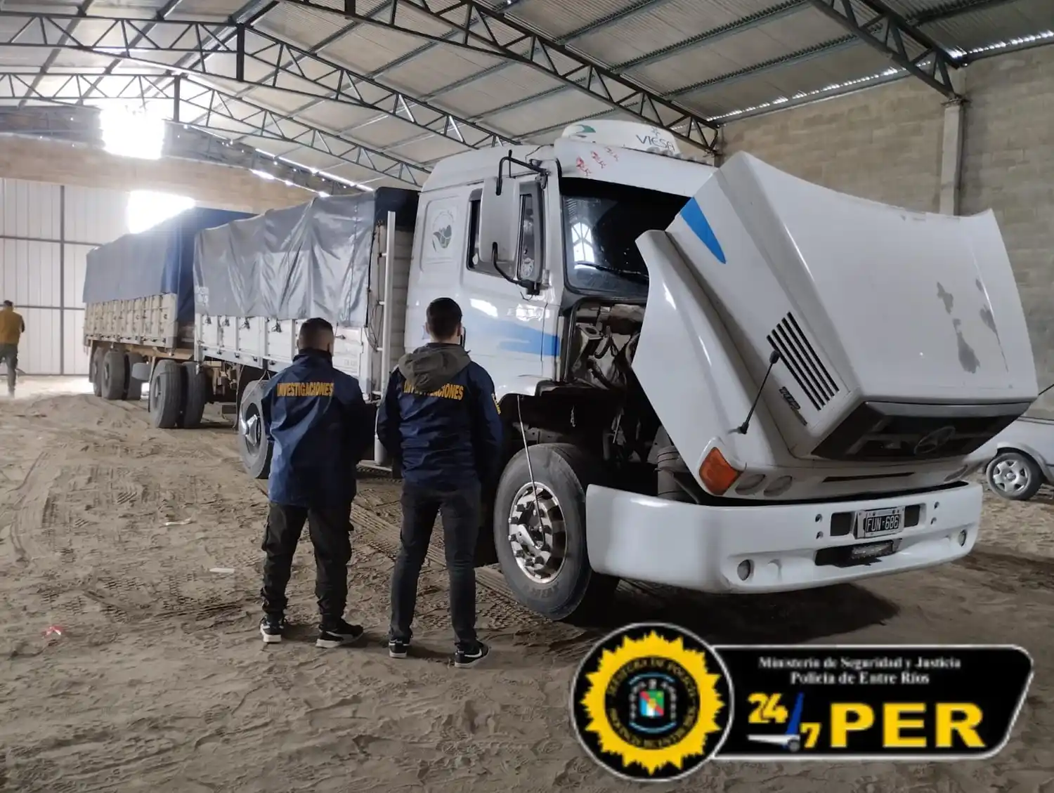 Secuestran un camión vinculado a un caso de extorsión y privación ilegítima de la libertad