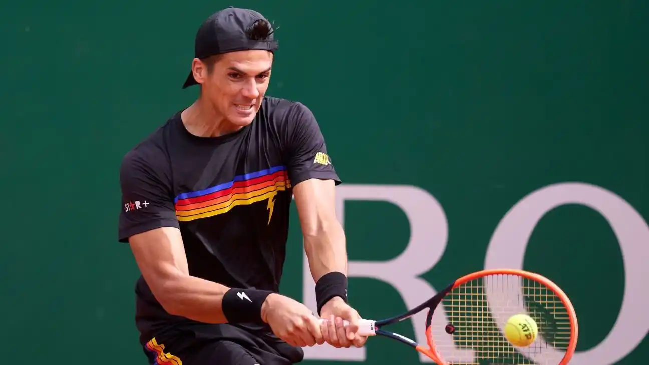 Fede Coria no pudo superar la primera ronda en Montecarlo.