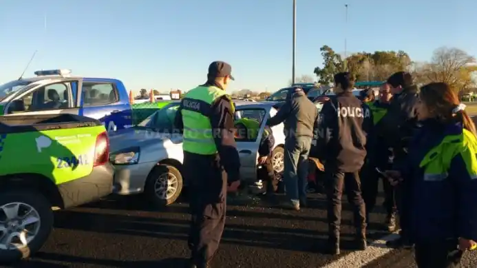 Alerta por una conductora a contramano por Ruta 2