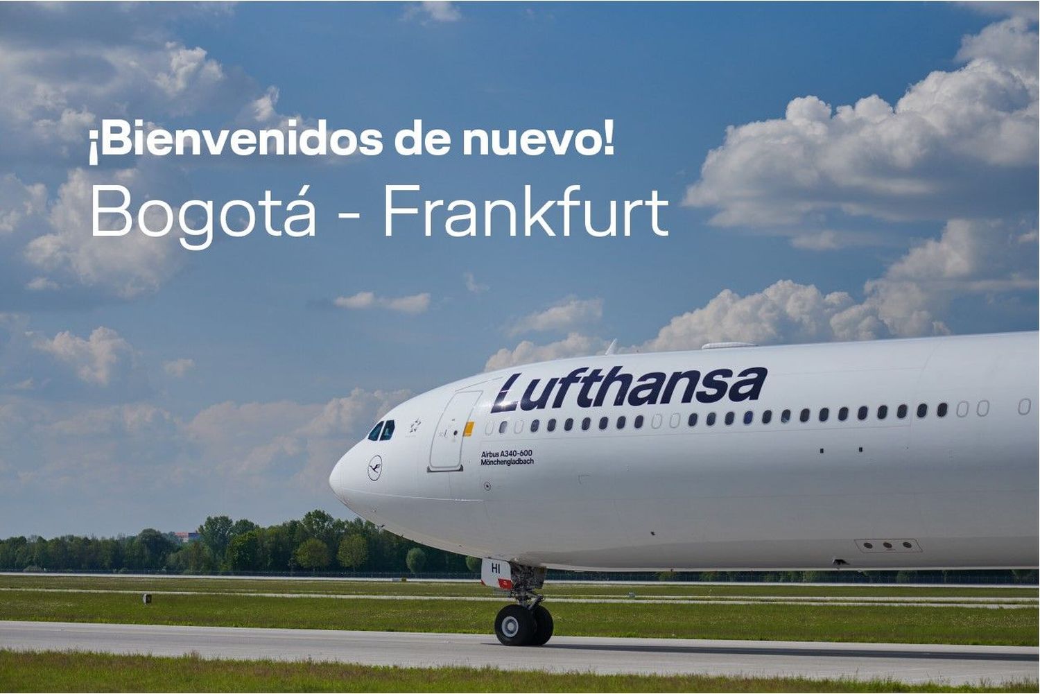 Lufthansa oficializa su regreso a Colombia