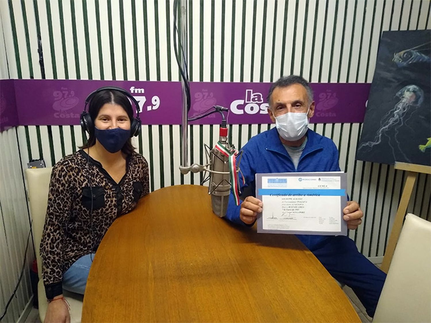 Participó de Espresso Italiano Marcelo Carrara y Mario Almassio
