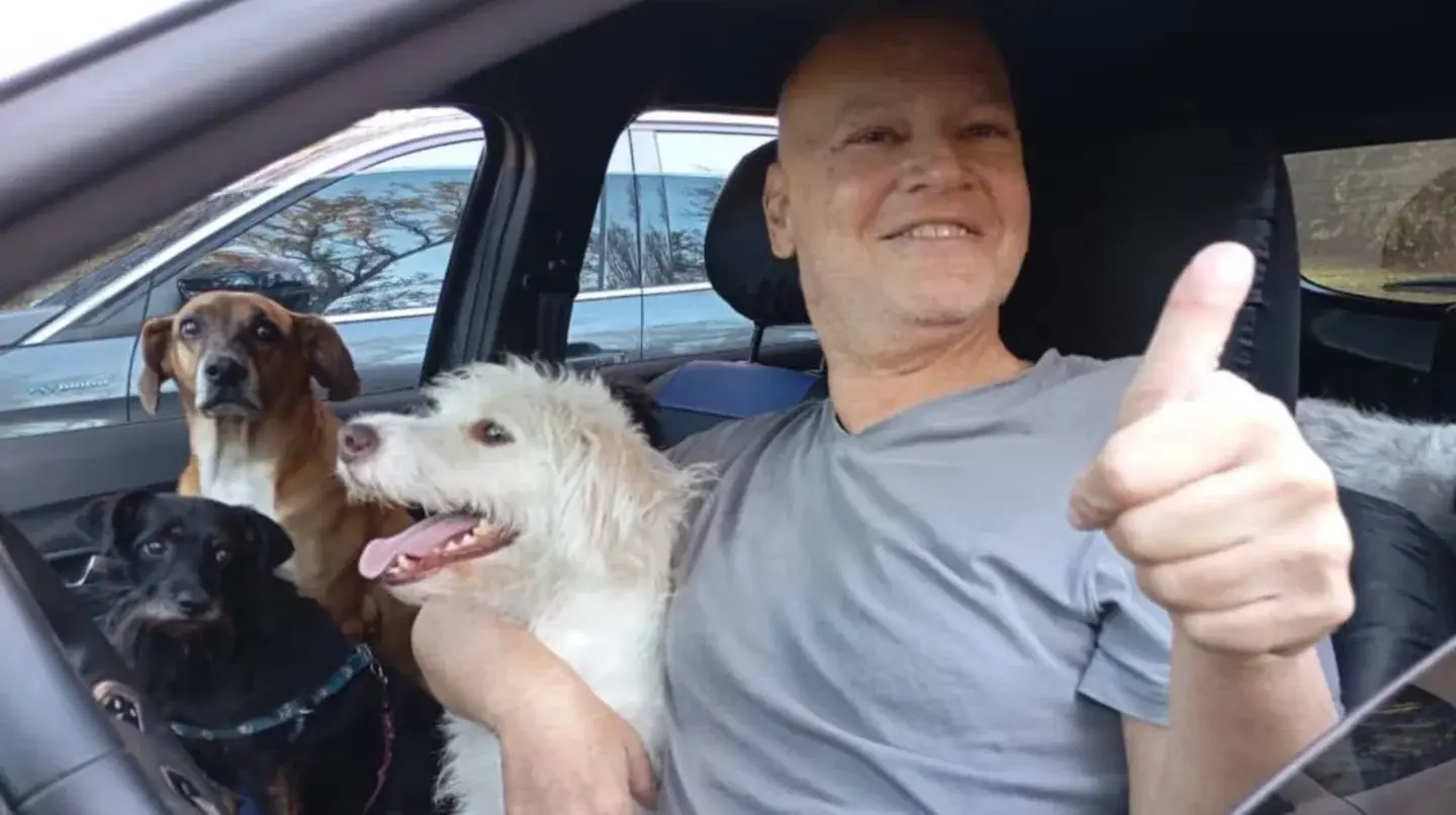 Tony, el perro de Leandro Rud que todavía busca un hogar tras la muerte del representante