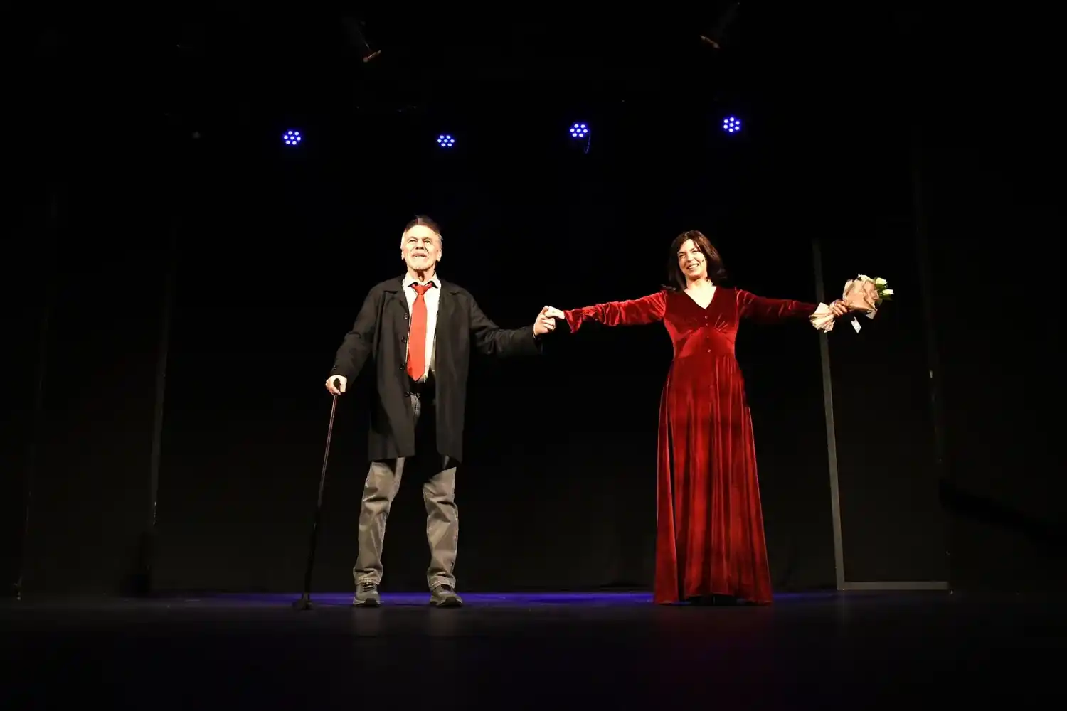 Miguel Ángel Solá y Mercedes Funes emocionaron al público en el Brazzola