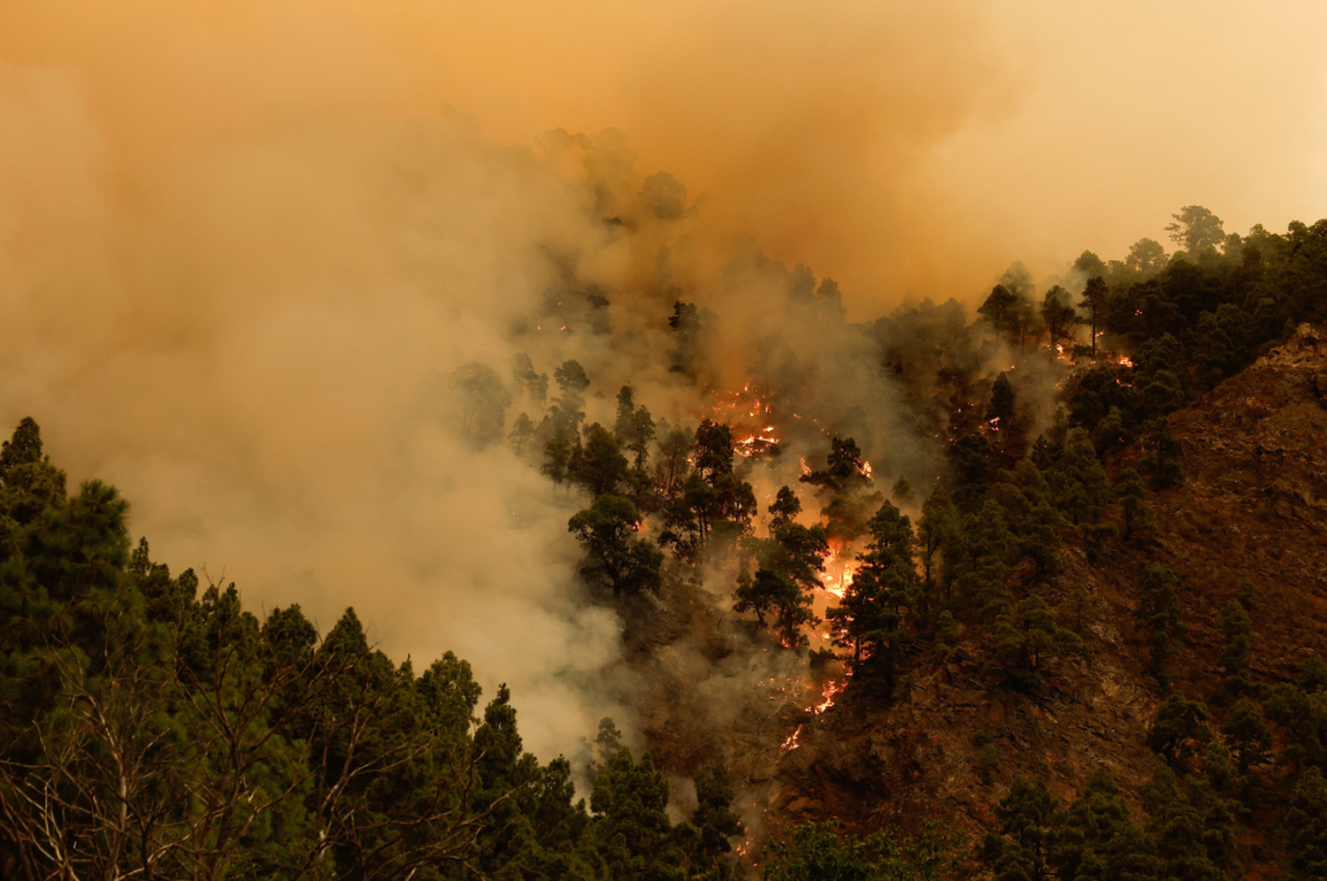 En tanto, unas 7.600 personas hectáreas fueron evacuadas por precaución