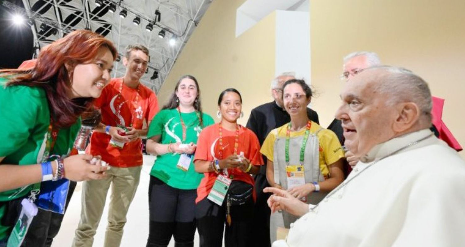 Francisco, a los jóvenes: ‘Nunca pierdan la conexión con Jesús’