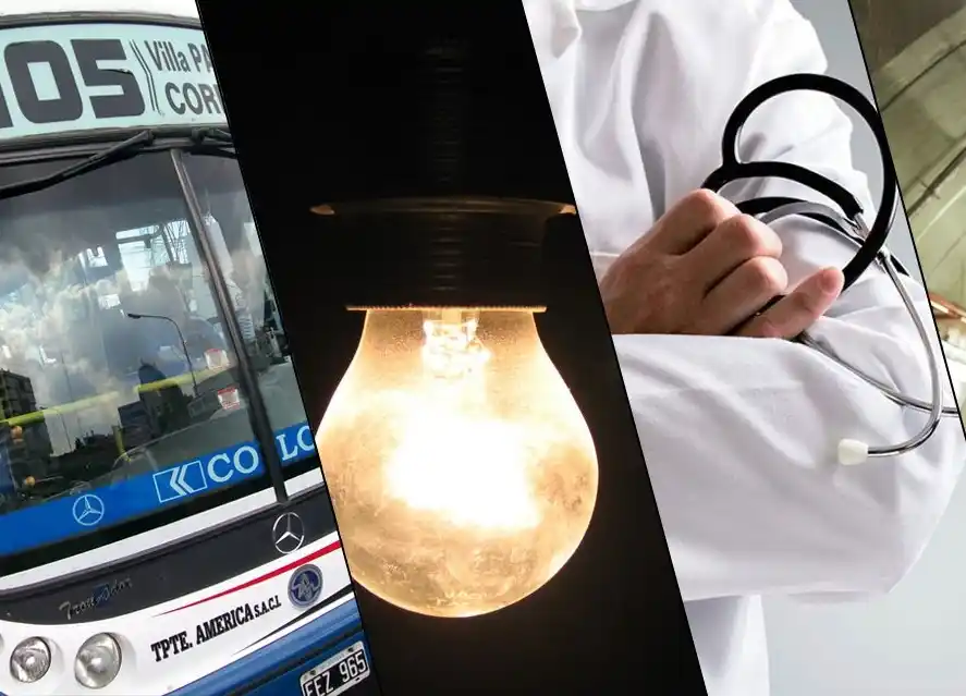 Aumenta todo: Desde el 1 de febrero sube la luz, el transporte y las prepagas