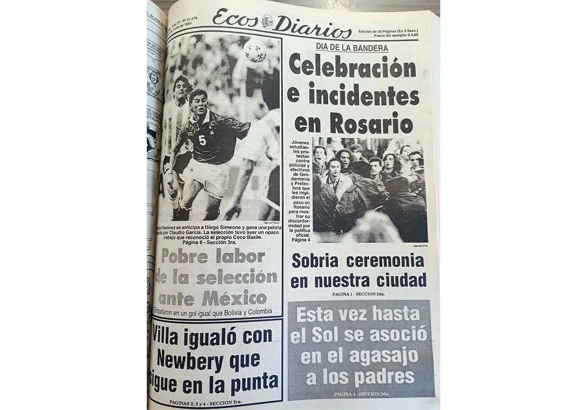 Lunes 21 de junio de 1993
