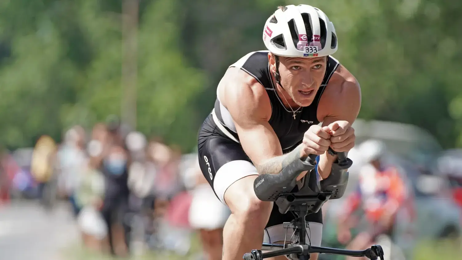 Archivo. Maximiliano Agostini, uno de los necochenses que completó el IronMan 70.3 en Niza