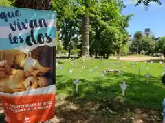 Se manifestaron frente a la Municipalidad para "homenajear a los niños no nacidos"