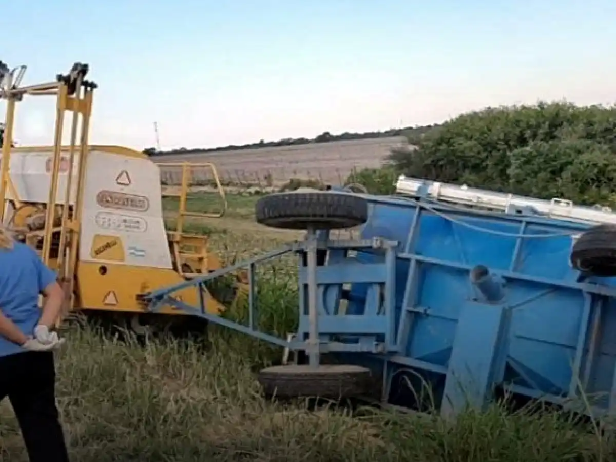 Dos personas fallecieron al ser aplastadas por una tolva
