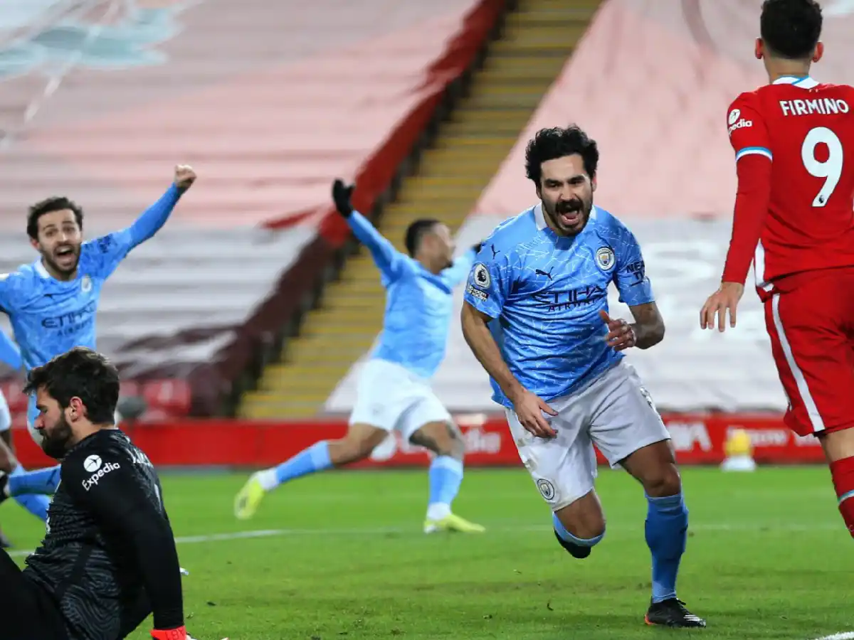 Manchester City goleó al campeón Liverpool 