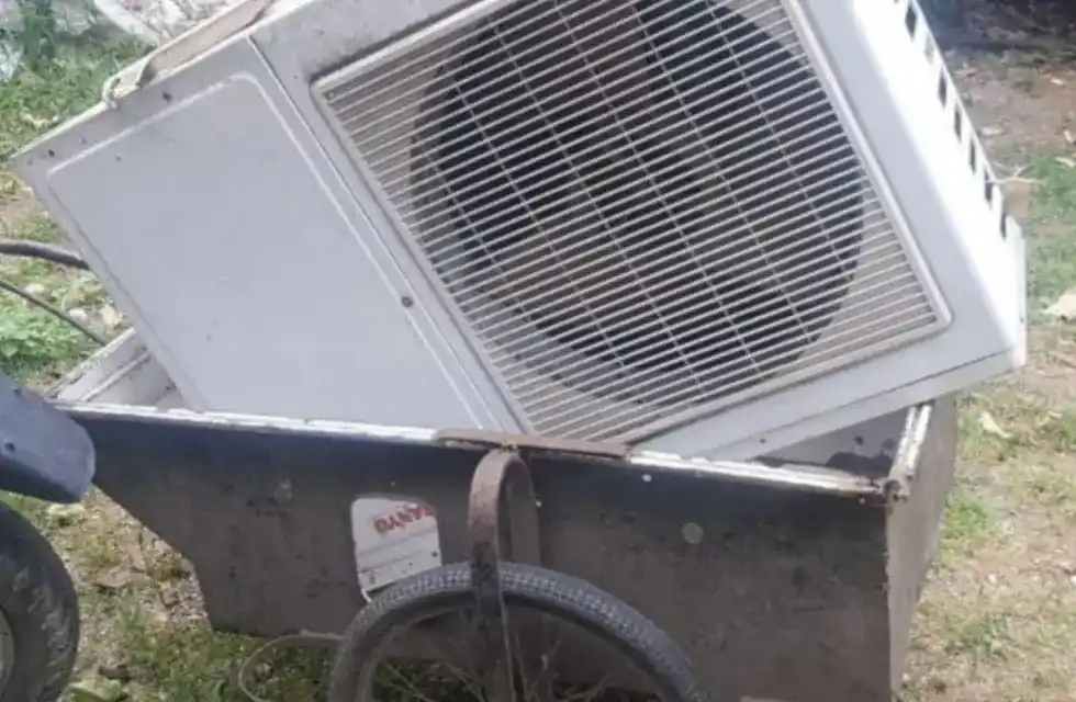 Encendieron el aire, no andaba, y se dieron cuenta que le habían robado el motor