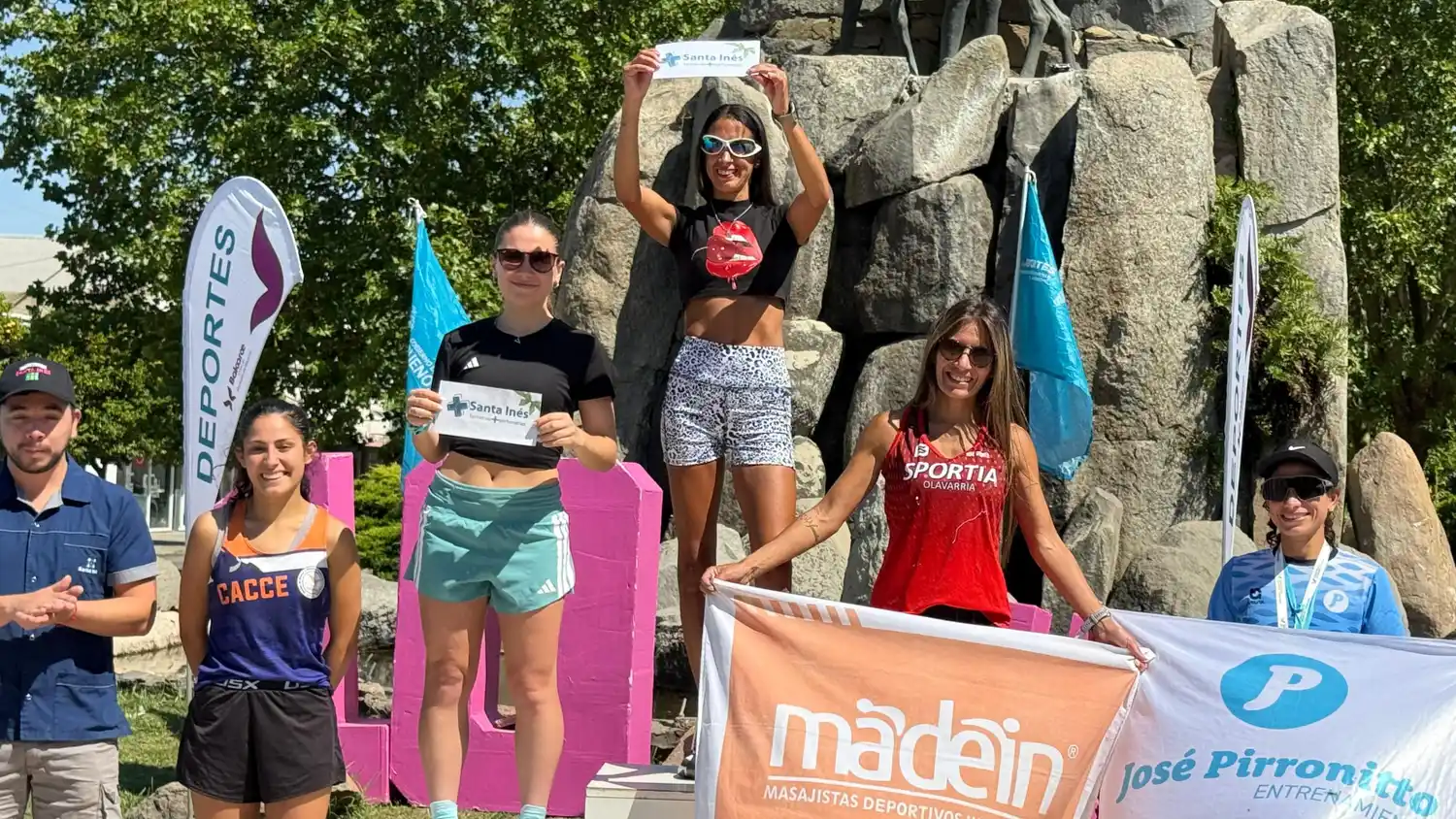 Verina Vezzi finalizó como escolta de la ganadora, Noelí Vicintín, de Mar del Plata