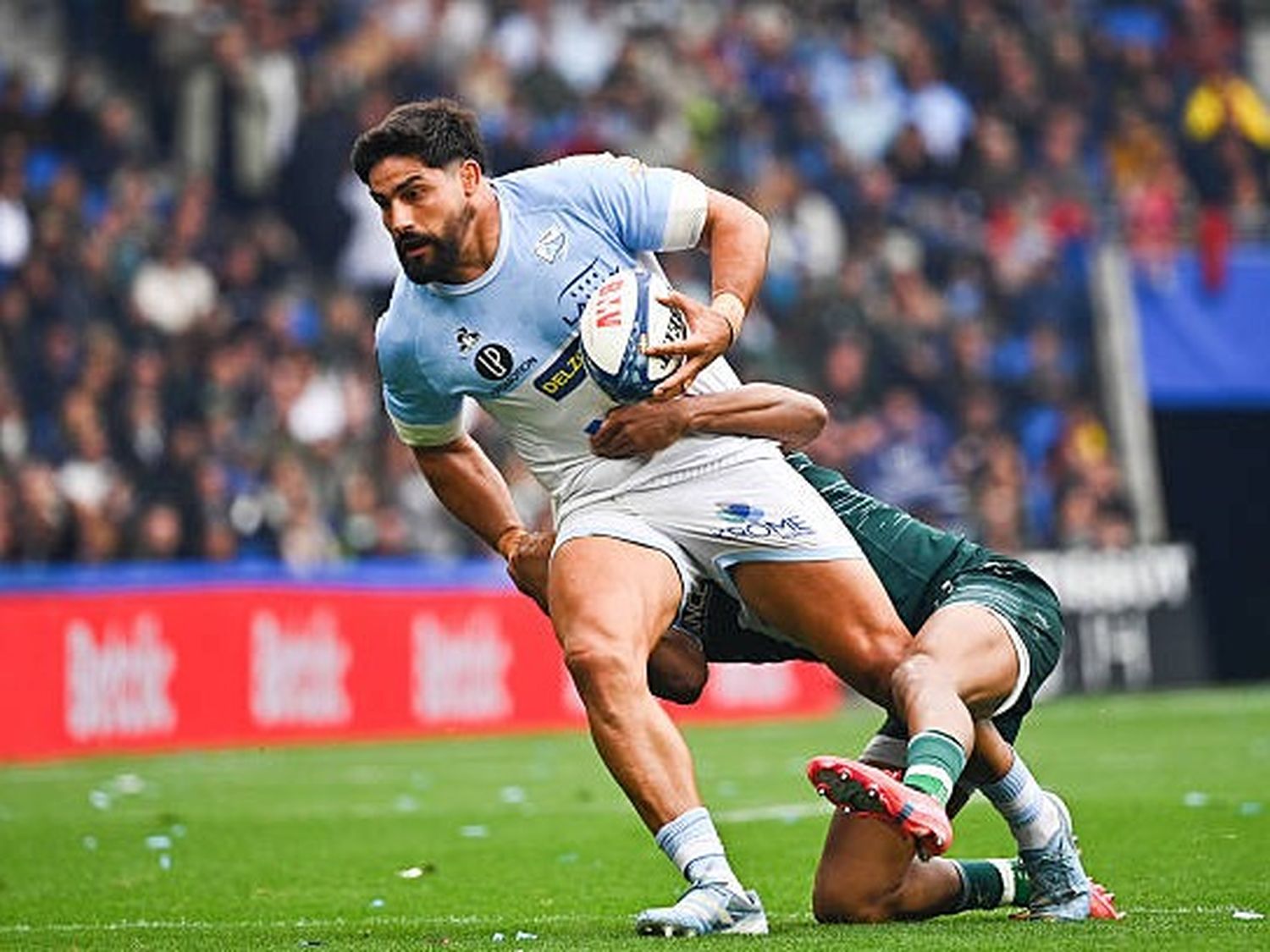 Bruni anotó un try en la victoria de Bayonne