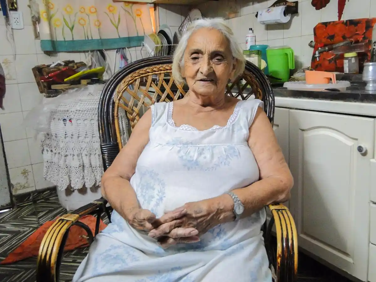 “Siempre defendí lo mío”,  dijo la mujer de 91 años detenida 