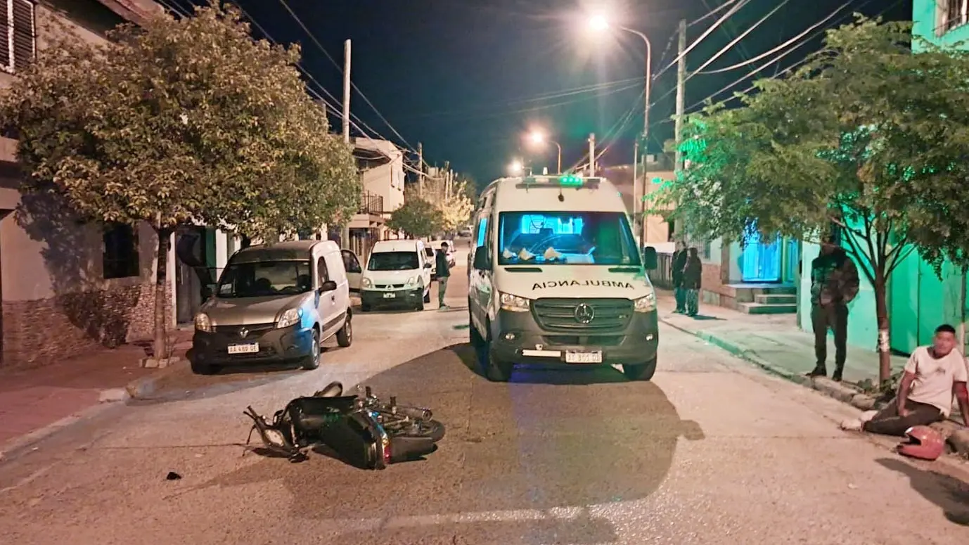 Motociclista detenido tras grave accidente que dejó una mujer herida