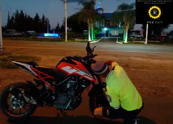 Secuestran motocicleta con indicios de adulteración en Paso Cerrito