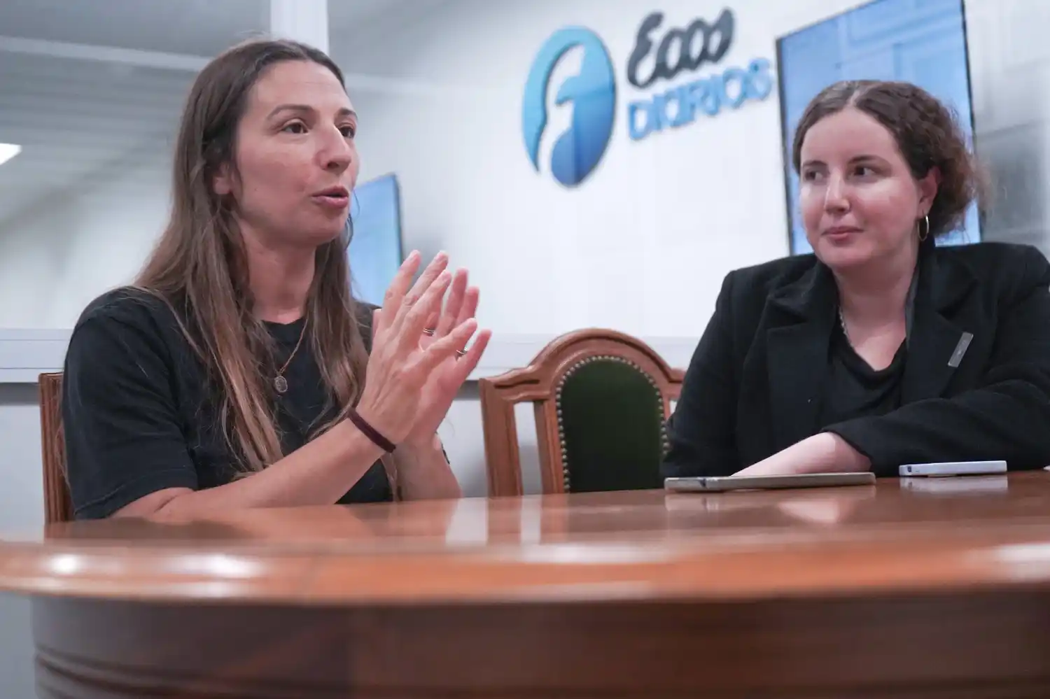 Luana Torre junto a Agustina Sabatini del Centro Abruzzese