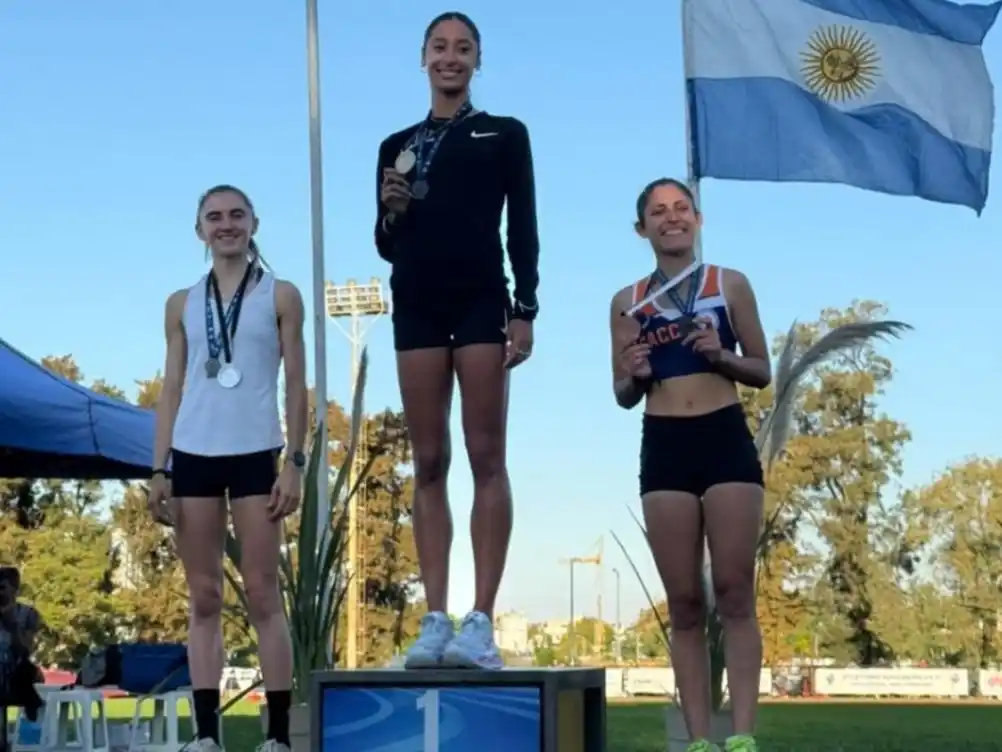 Medalla de Plata para Sofi Fregona en los . Foto: IG