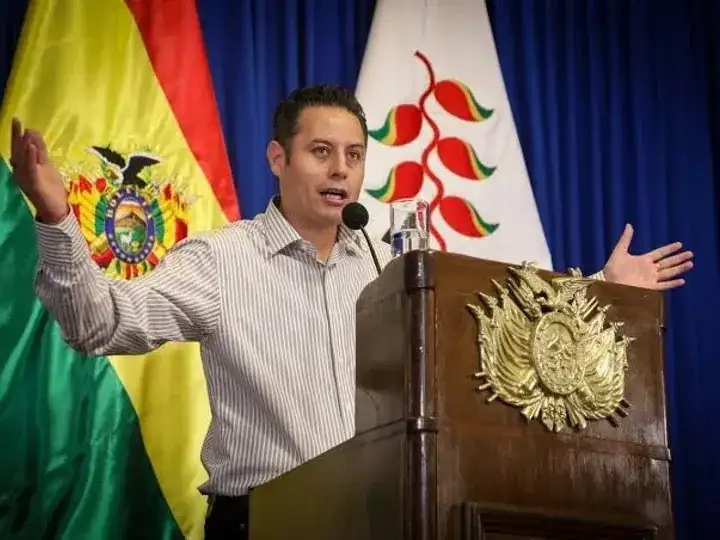 Edmand Lara, vicepresidente de Bolivia y presidente de la Asamblea Legislativa.