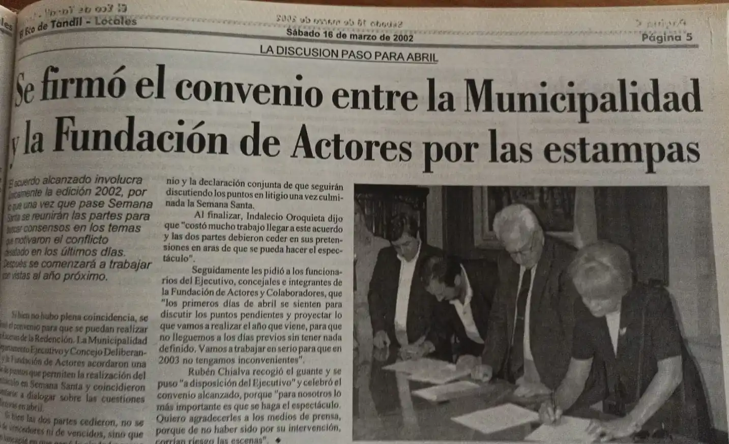 16 de marzo
