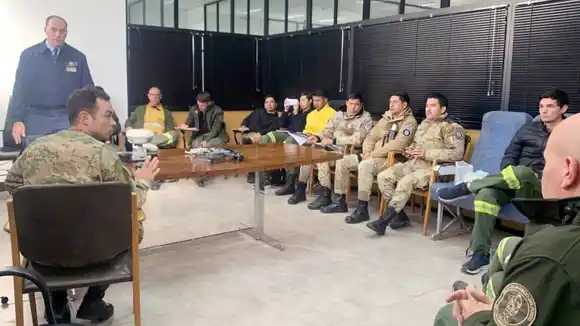 Brindaron una capacitación para fortalecer el plan de Manejo del Fuego