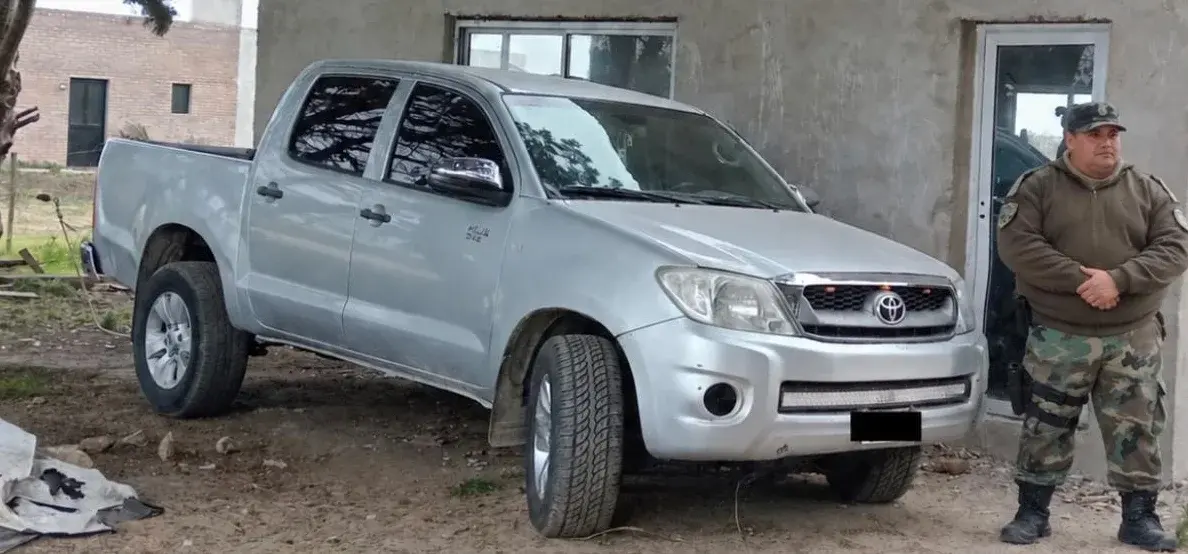 La camioneta fue secuestrada el pasado viernes