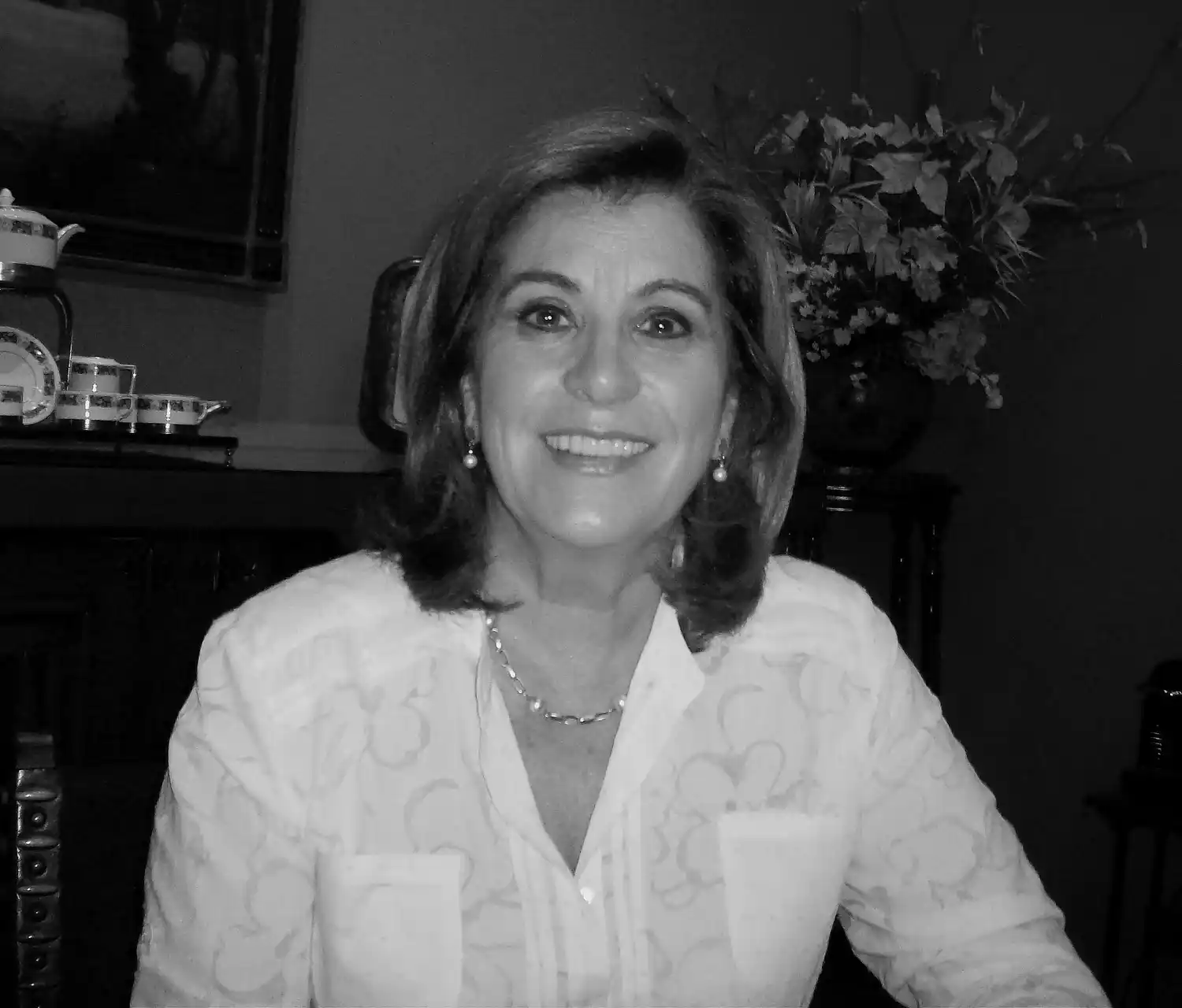 Cristina Vieyra de Berisso, Pres. de la Asoc. Cooperadora.