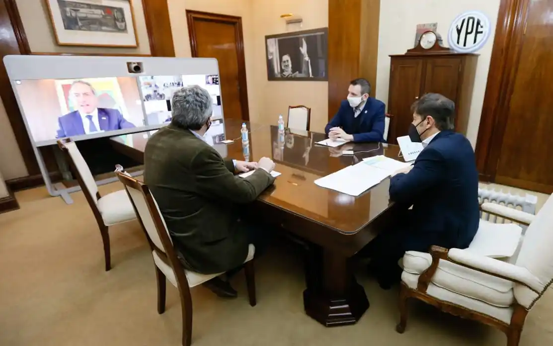 Kicillof y Cuattromo presentaron un espacio virtual del Banco Provincia 