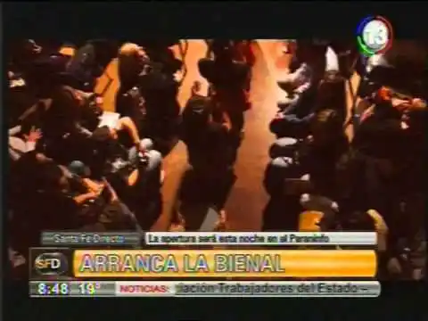 Comienza la 11º Bienal y el recital de Johansen se pasa al 13