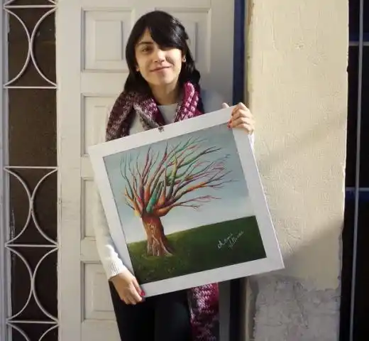 “Me gusta dibujar y pintar personas y paisajes”