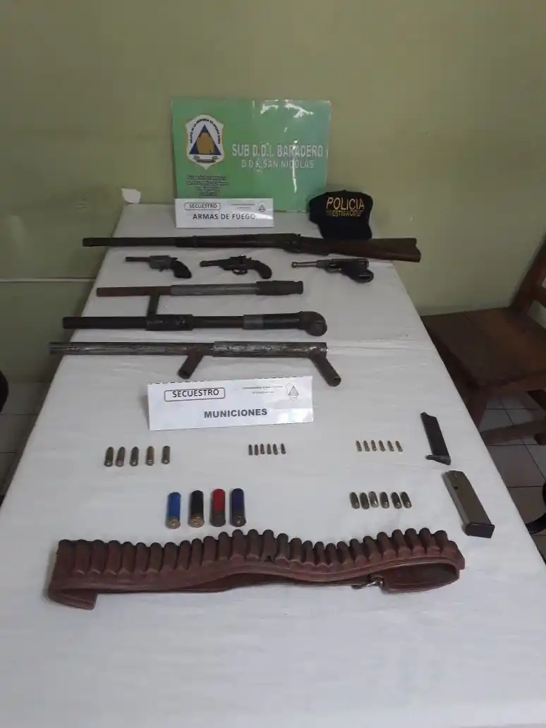 Baradero: Detenidos por amenazar a punta de pistola a vecinos durante una disputa barrial