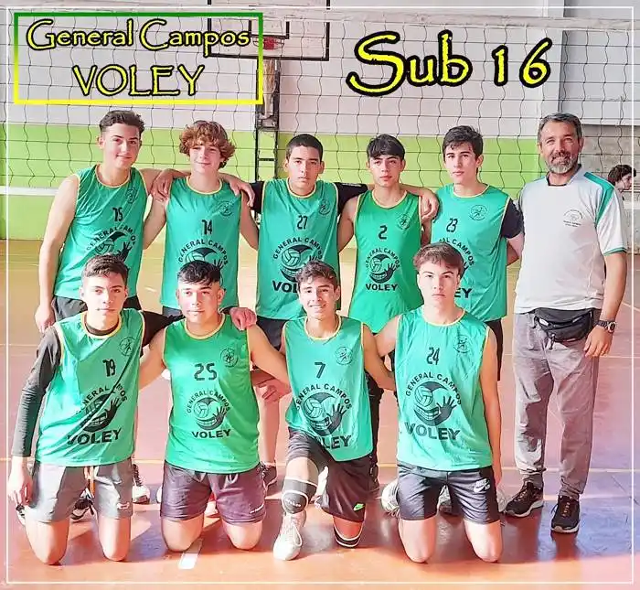 Sábado de voley  en el polideportivo