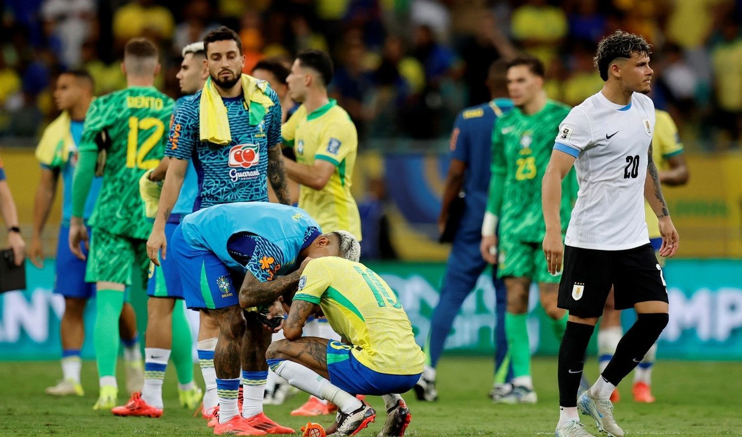 Un empate con sabor amargo para Brasil ante Uruguay