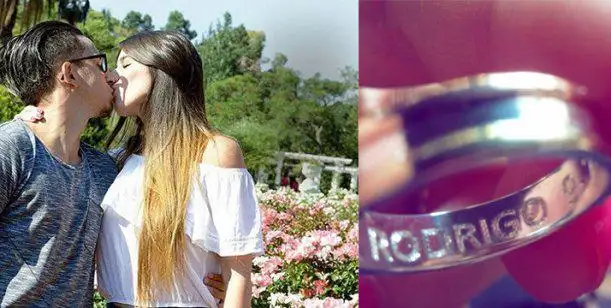 Rodrigo Noya y su novia Sofía Sorrenti se comprometieron