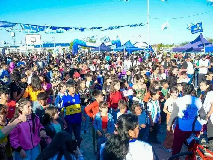 Gran celebración del Mes del Niño
en el barrio Salvador Gurrieri