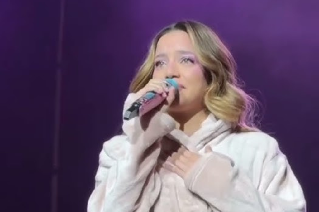 La cantante salió al escenario a pedir perdón al público.
