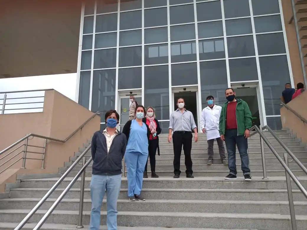 Martín Roberto y su equipo directivo se despidieron del personal del Centenario