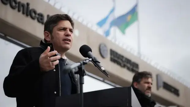 El gobernador bonaerense Axel Kicillof.
