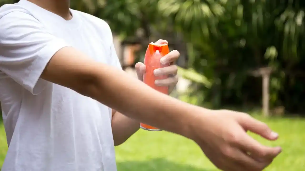 réplica del repelente de insectos