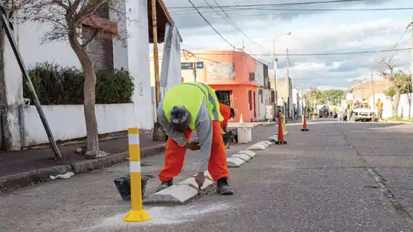 Continúan las obras de construcción de ciclovías y de repavimentación de calles
