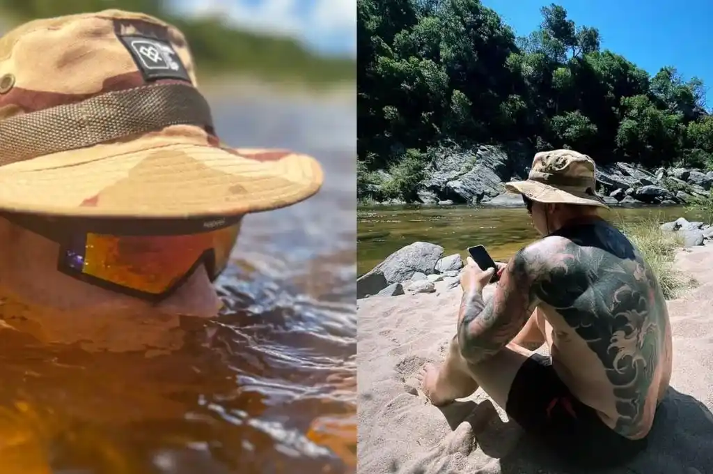En medio de los picantes chat, Fede Bal se hizo un tiempo para descansar y reflexionar