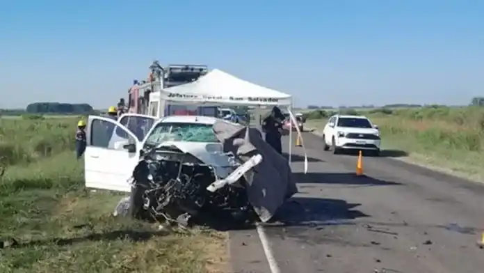 Otra muerte en ruta sacude a Entre Ríos: un hombre falleció en el acto tras un choque frontal