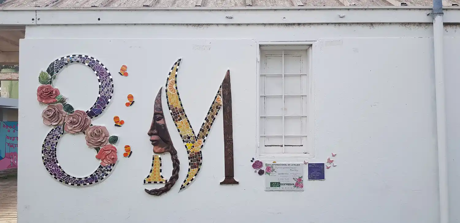 "Las ollas no se paran solas", el lema del 8M en San Pedro.