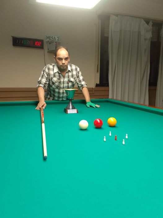 Carlos Paterson cerró un gran año de billar.