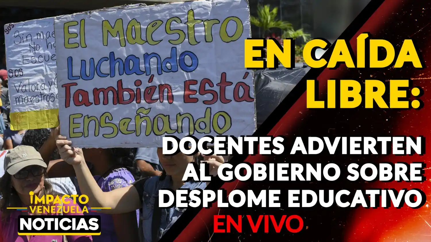 EN CAÍDA LIBRE: Docentes advierten al gobierno sobre desplome educativo- Video