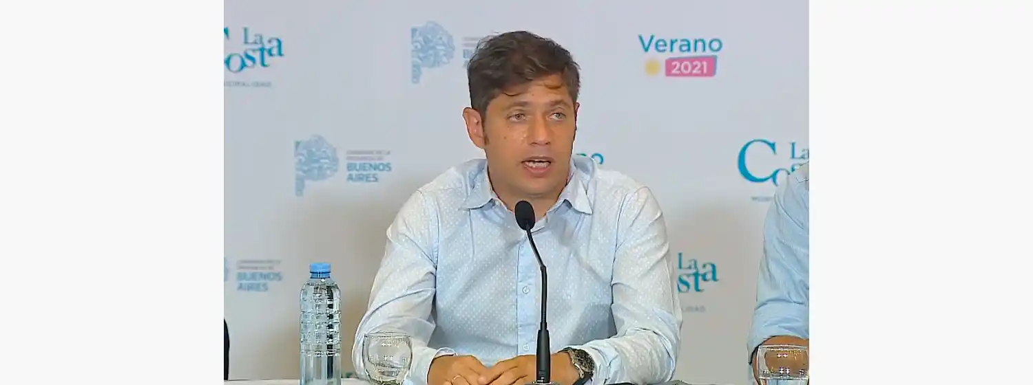 Kicillof: "La vacunación masiva será la única forma de terminar con el coronavirus”